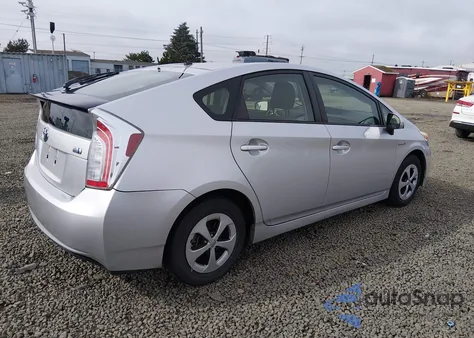 2014 Toyota Prius Two из США, поврежденный, VIN JTDKN3DUXE1775870